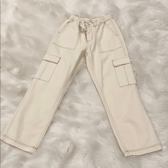 white cargo pants pacsun